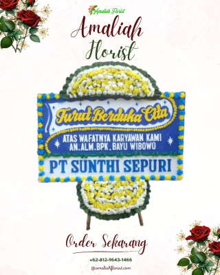 Papan Bunga Duka di Mekarmukti