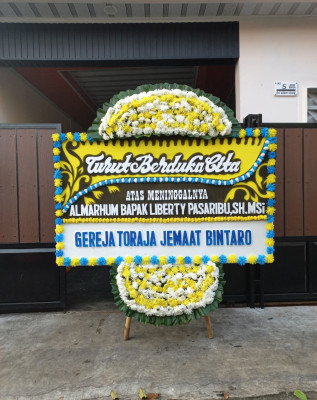 Papan Bunga Duka di Mekarmukti