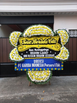 Papan Bunga Duka di Mekarmukti